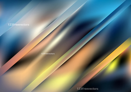 Abstract Brown Blue and Green Diagonal Shiny Lines Background Vector Image