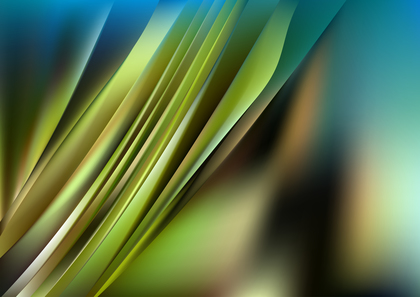 Abstract Brown Blue and Green Diagonal Shiny Lines Background