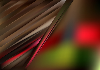 Abstract Red Brown and Green Diagonal Shiny Lines Background