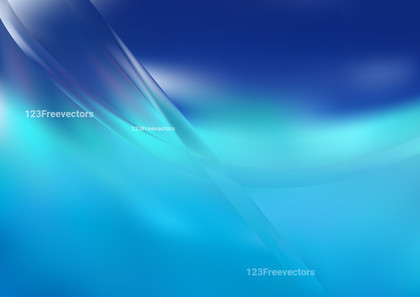 Shiny Abstract Bright Blue Background