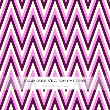 Pink Chevron Seamless Pattern Vector