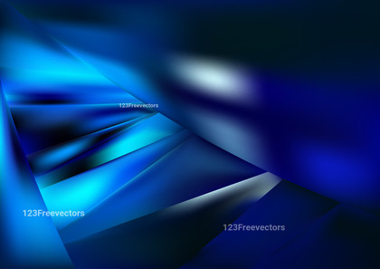 Abstract Shiny Black and Blue Background