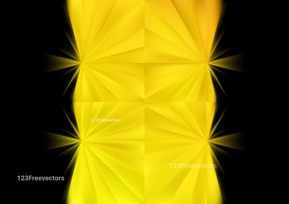 Cool Yellow Shiny Abstract Background Vector Graphic