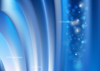 Shiny Blue and White Background Vector Graphic