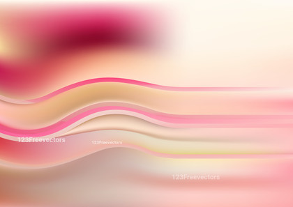 Shiny Abstract Pink and Beige Background Vector Image