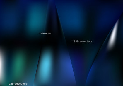 Black Blue and Green Shiny Abstract Background