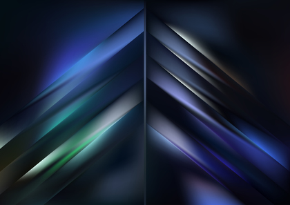 Shiny Black Blue and Green Background Vector Image