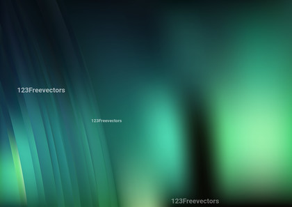 Black Blue and Green Shiny Abstract Background Graphic