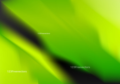 Black Green and Yellow Shiny Abstract Background