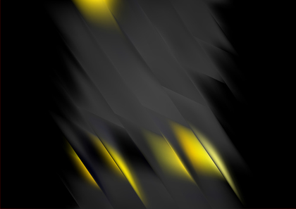 Abstract Shiny Black Yellow and Grey Background Graphic