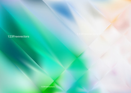 Blue Green and White Shiny Abstract Background