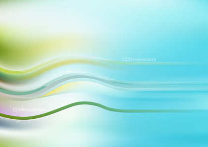 Abstract Shiny Blue Green and White Background