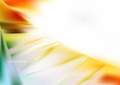 Abstract Shiny Orange White and Green Background Design