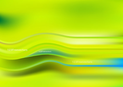 Blue Green and Yellow Abstract Shiny Background Illustrator