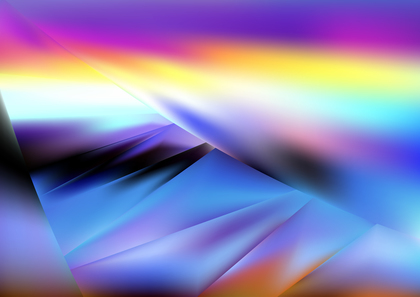 Pink Blue and Yellow Shiny Abstract Background