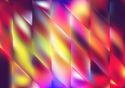 Abstract Shiny Pink Blue and Yellow Background