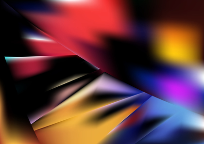 Abstract Shiny Red Orange and Blue Background Design