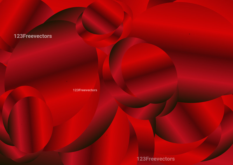 Dark Red Abstract Gradient Shapes Background