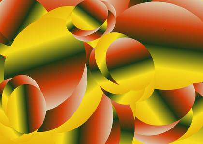Abstract Red Yellow and Green Gradient Shapes Background Illustrator