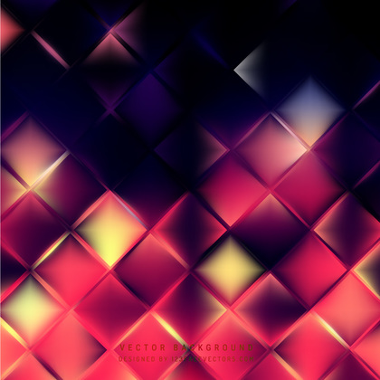 Abstract Black Pink Geometric Square Background