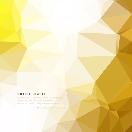Light Gold Abstract Geometric Polygon Background Design