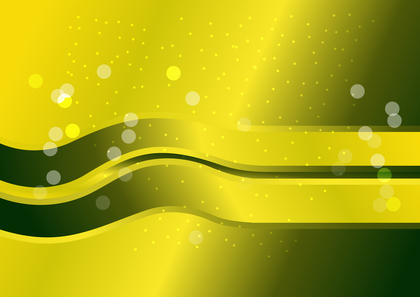 Abstract Green and Gold Gradient Background
