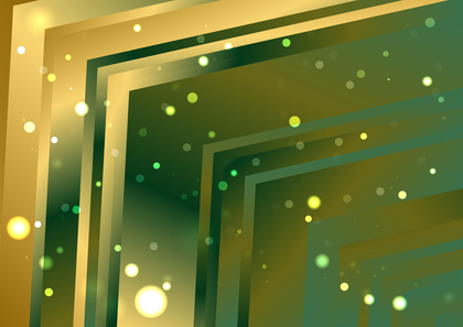 Green and Gold Gradient Background Illustration