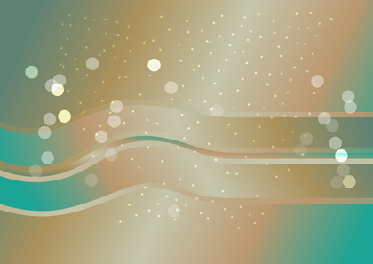 Abstract Turquoise and Brown Gradient Background