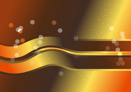 Yellow and Brown Gradient Background Illustration
