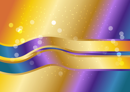 Abstract Blue Orange and Purple Gradient Background