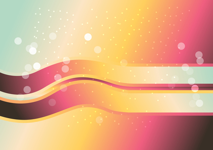 Abstract Pink Blue and Yellow Gradient Background Graphic