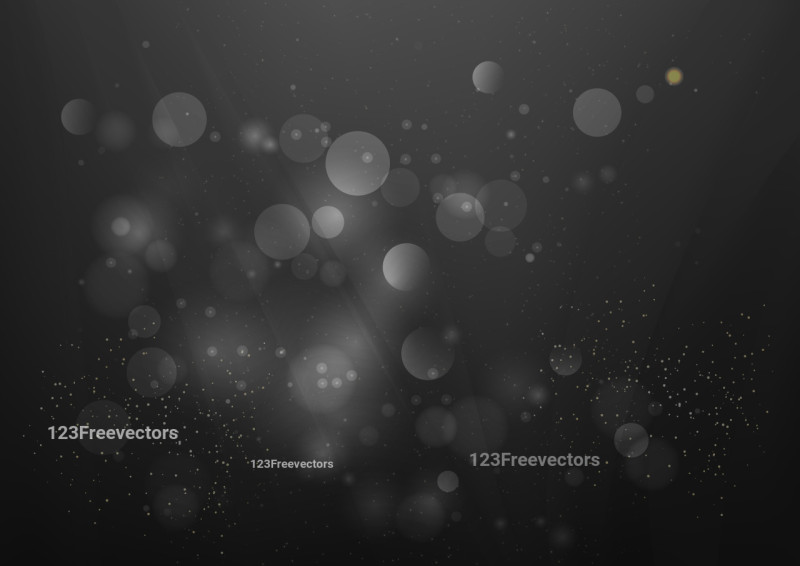 Dark Grey Blurred Bokeh Background