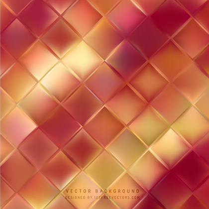 Abstract Red Yellow Square Background Design