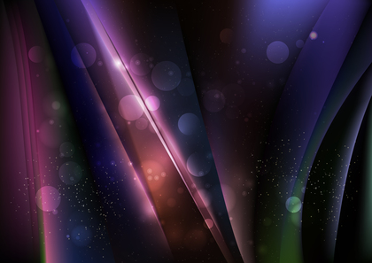 Abstract Dark Color Bokeh Lights Background