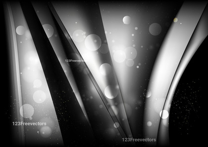 Abstract Black and Grey Illuminated Background
