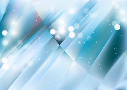 Blue and White Defocused Background Vector Art