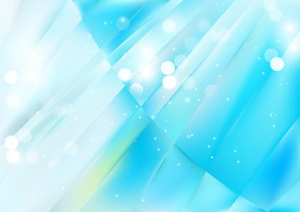 Abstract Blue and White Blur Lights Background Design