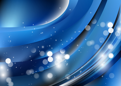 Blue and White Illuminated Background Image