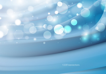 Abstract Blue and White Illuminated Background Vector Graphic