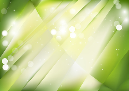 Abstract Green and White Defocused Background