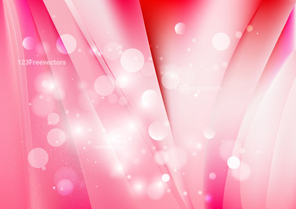 Abstract Pink and White Blur Lights Background