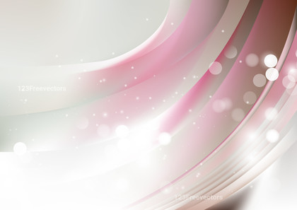 Abstract Pink and White Blurred Bokeh Background