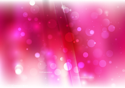 Pink and White Blurred Bokeh Background Illustration