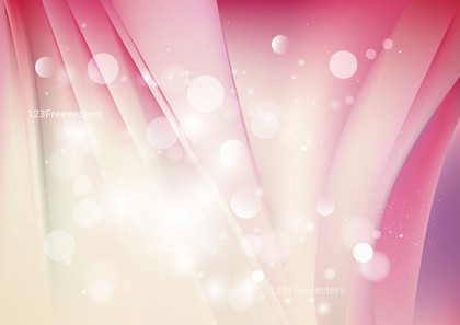 Pink and Beige Bokeh Defocused Lights Background