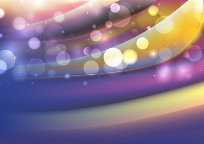 Purple and Yellow Blurred Lights Background Illustration