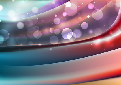 Red and Blue Bokeh Background Design