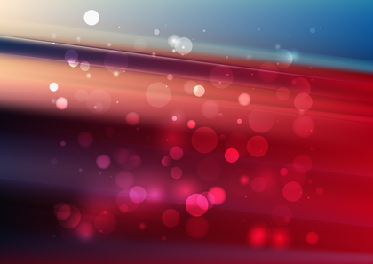 Abstract Red and Blue Blurry Lights Background Illustration