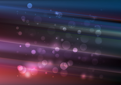 Abstract Red and Blue Bokeh Defocused Lights Background Design