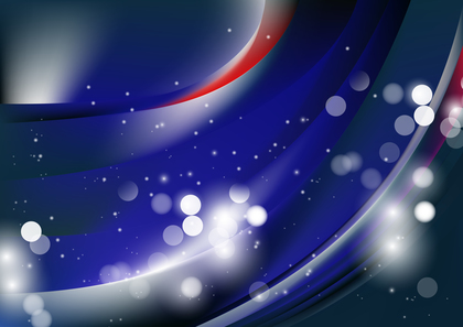 Abstract Red and Blue Defocused Background Vector Graphic