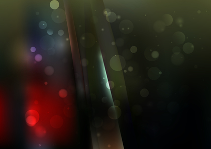 Abstract Black Red and Green Blur Lights Background Illustration